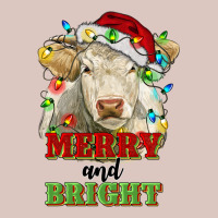 Merry And Bright Charolais Cattle Cow With Christm Premium Hoodie | Teevron