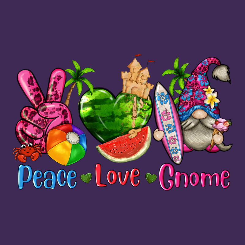 Peace Love Gnome Summer Premium Hoodie by texasbilliewilder | Teevron