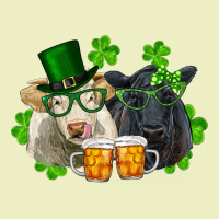 St. Patrick's Day Charolais And Black Angus Cows Urban Hoodie | Teevron