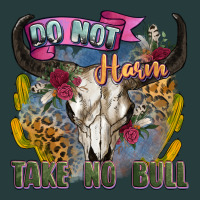 Do Not Harm Take No Bull Cow Skull Premium Hoodie | Teevron