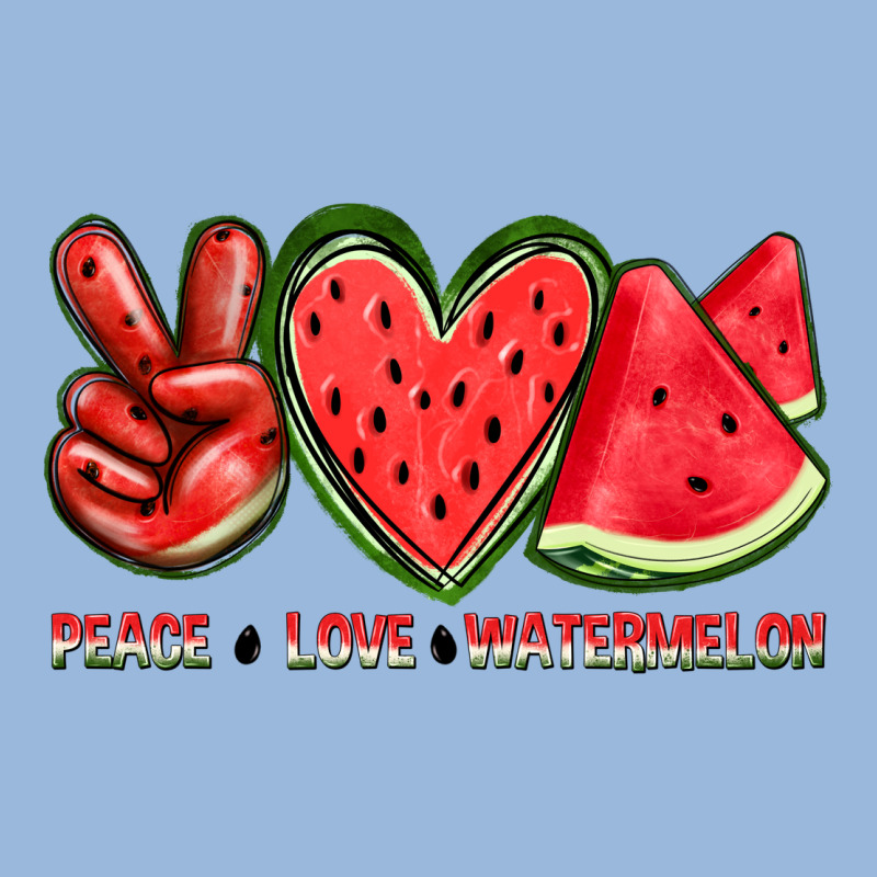 Peace Love Watermelon Premium Hoodie by texasbilliewilder | Teevron