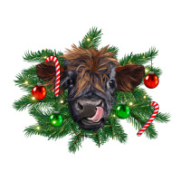 Christmas highland calf | Teevron