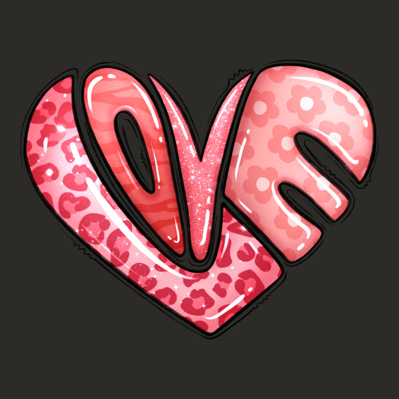Heart Shaped Love Valentine's Day Heavy Core Tee by LillyAllenDesigns | Teevron