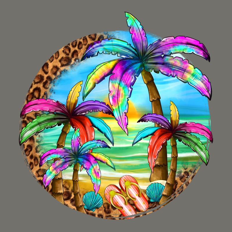 Summer Colorful Palms Premium Hoodie by texasbilliewilder | Teevron