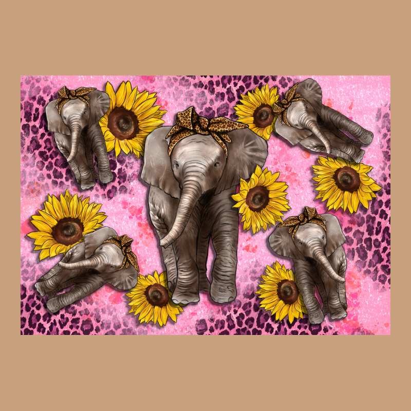 Baby Elephant Sunflowers Kid's Bottle Vintage Tee by Artiststas | Teevron