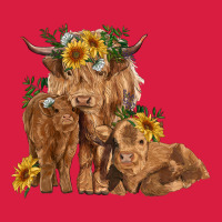 Highland Cow Family Premium Hoodie | Teevron