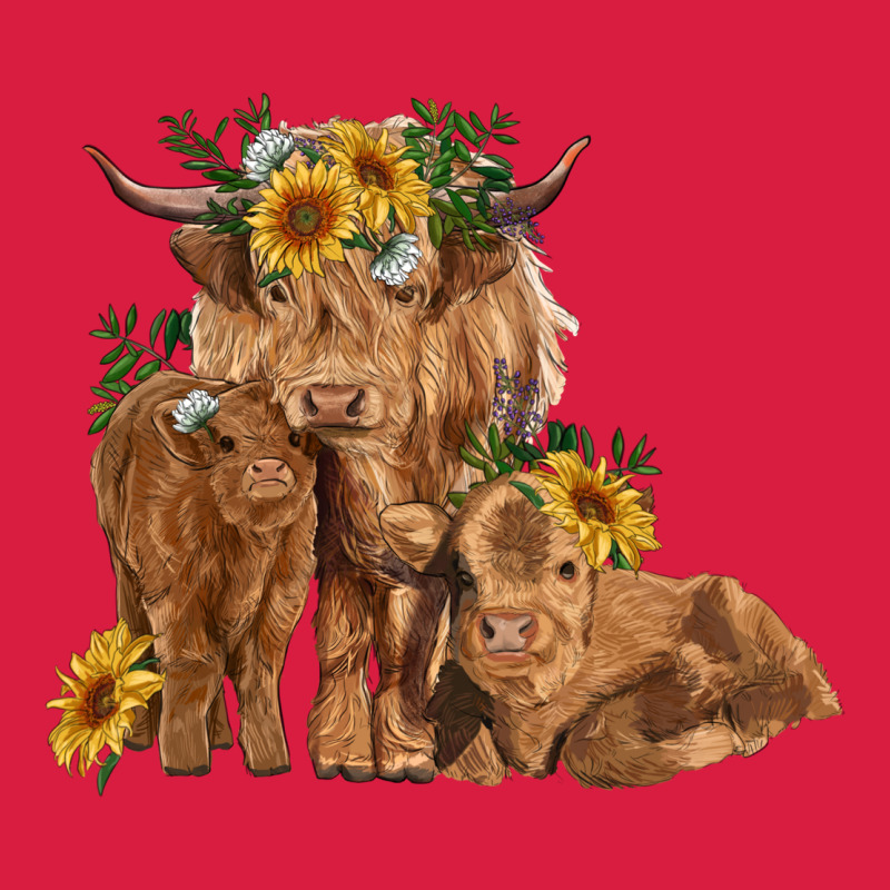 Highland Cow Family Premium Hoodie by RanaPortraitStore | Teevron