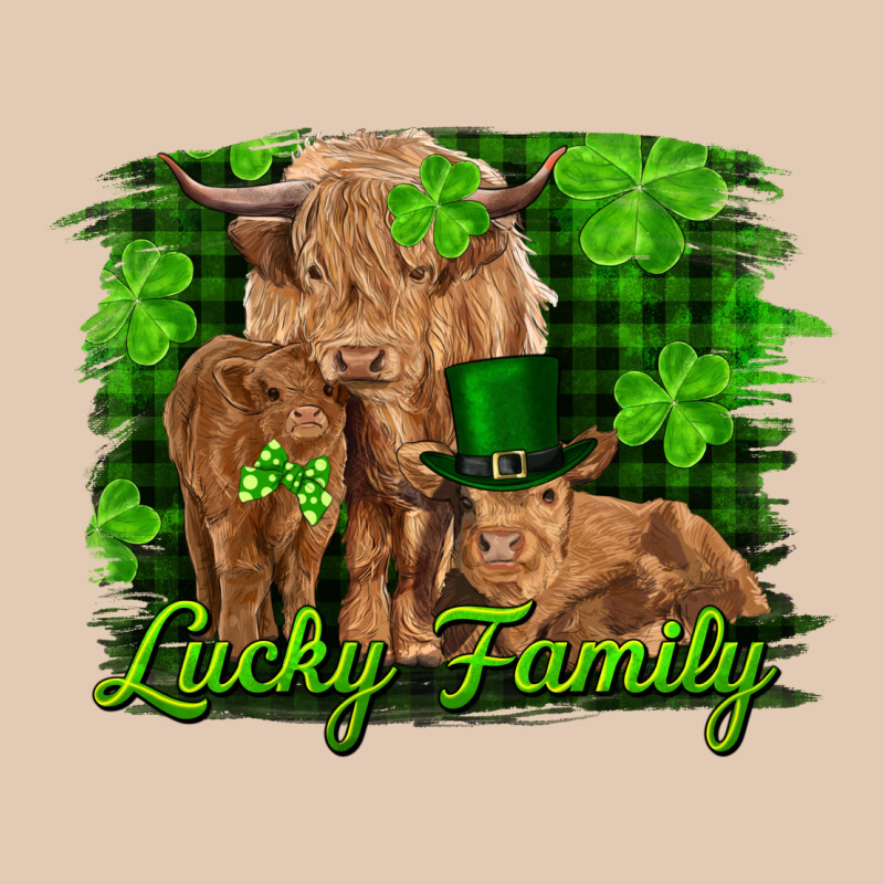 St Patrick's Day Lucky Cow Family Urban Hoodie by RanaPortraitStore | Teevron