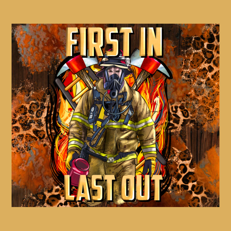 First In Last Out Firefighter Premium Hoodie by AdoDesignShop | Teevron