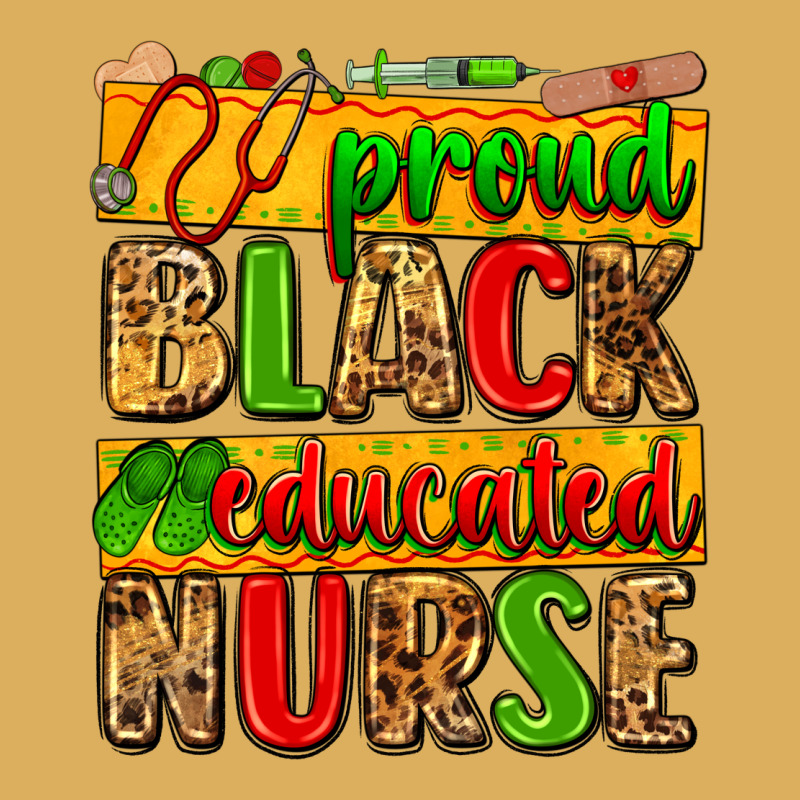 Proud Black Educated Nurse Premium Hoodie by Zillion Design Studio | Teevron