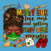 Messy Bun Face Mask & Getting Stuff Done  #nurselife Premium Hoodie | Teevron