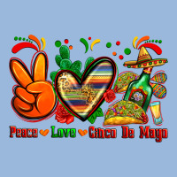 Peace Love Cinco De Mayo Premium Hoodie | Teevron