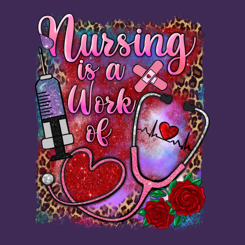 Nursing Is A Work Of Heart Premium Hoodie by RanaPortraitStore | Teevron