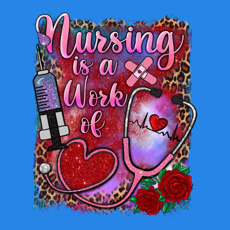 Nursing Is A Work Of Heart Premium Hoodie by RanaPortraitStore | Teevron