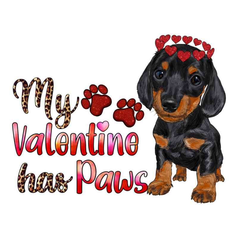 My Valentine Has Paws Premium Hoodie by RanaPortraitStore | Teevron