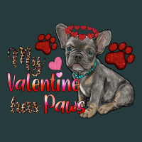 My Valentine Has Paws French Bulldog Premium Hoodie | Teevron