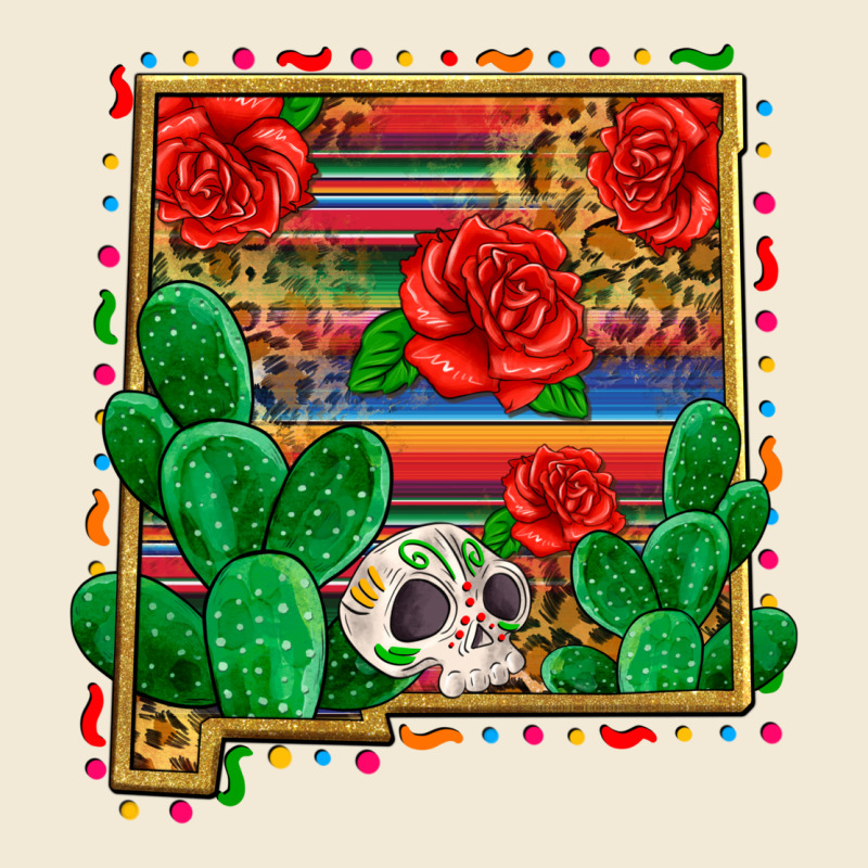New Mexico Map Premium Hoodie by Zillion Design Studio | Teevron