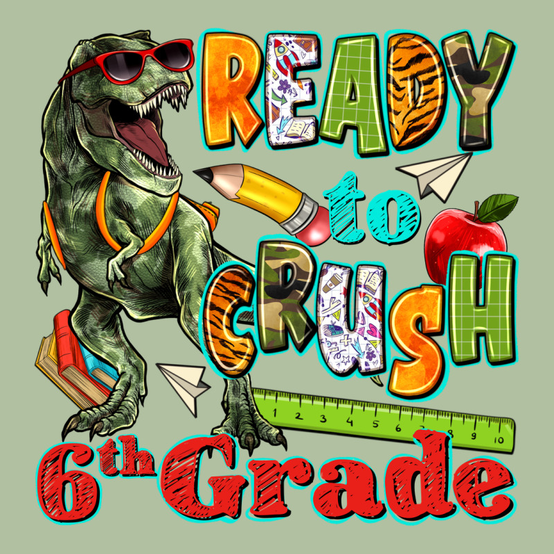 Ready To Crush Sixth Grade Urban Hoodie by texasbilliewilder | Teevron