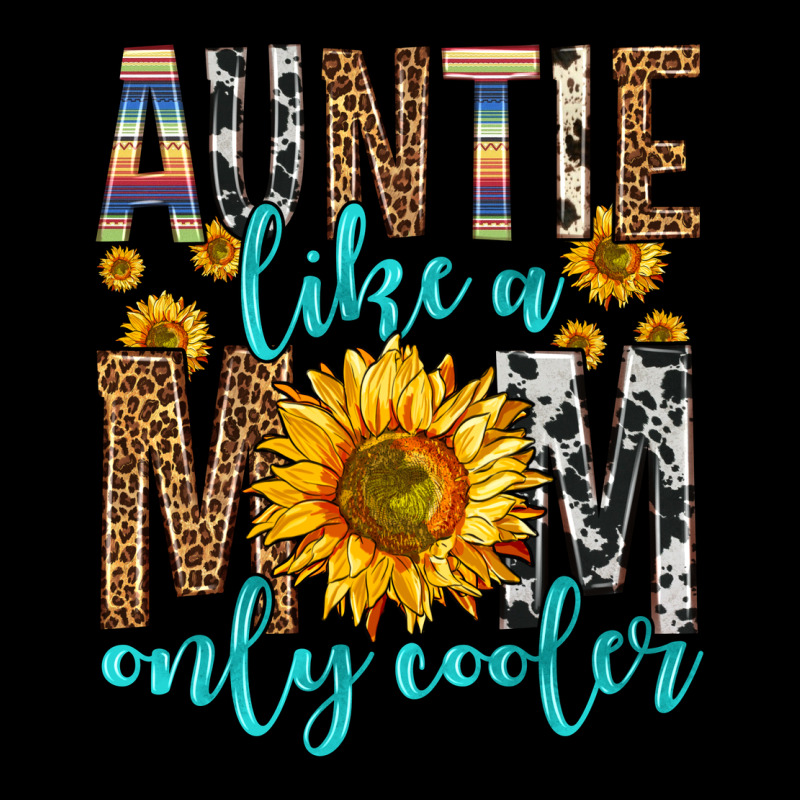 Auntie Like A Mom Only Cooler Urban Hoodie by Zillion Design Studio | Teevron