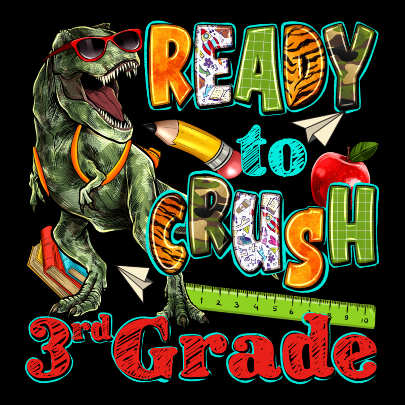 Ready To Crush Third Grade Urban Hoodie by texasbilliewilder | Teevron