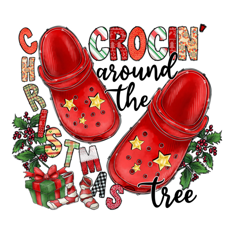 Christmas Crocin Around The Tree Premium Tee by CowhideDigitalArt | Teevron