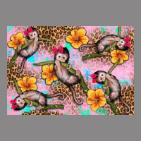 Baby Monkey Flowers Vintage Tee | Teevron