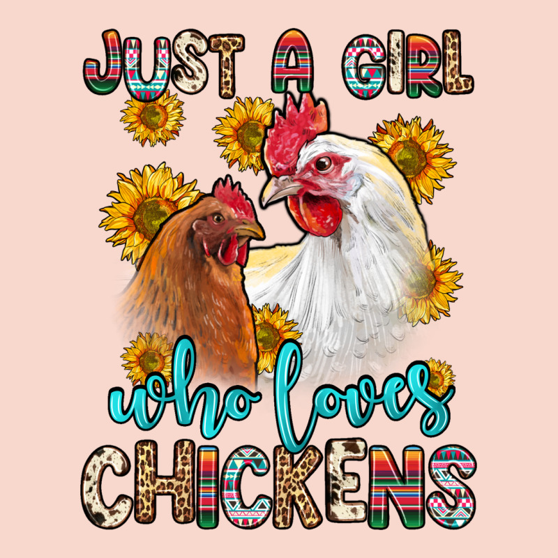 Just A Girl Who Loves Chickens Urban Hoodie by Zillion Design Studio | Teevron