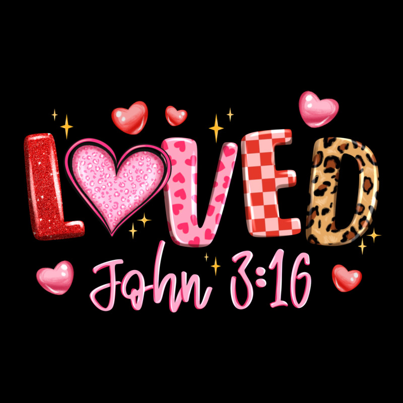 Loved John 3 16 Heavy Core Tee by LillyAllenDesigns | Teevron