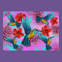 Flower Hummingbird Vintage Tee | Teevron