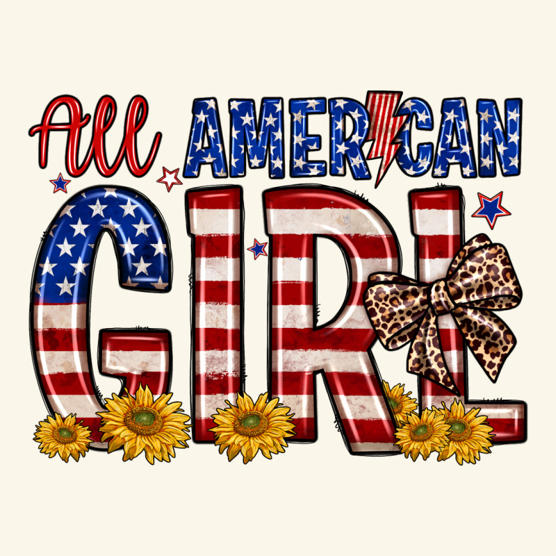 All American Girl Premium Hoodie by Zillion Design Studio | Teevron
