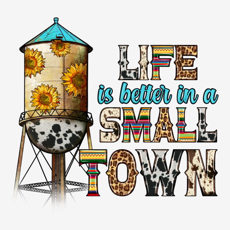 Life Is Better In A Small Town Urban Hoodie by Zillion Design Studio | Teevron