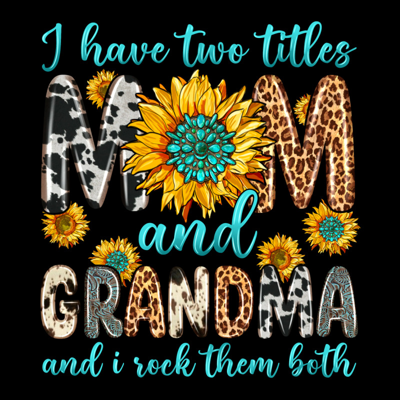 I Have Two Titles Mom And Grandma And I Rock Them Urban Hoodie by Zillion Design Studio | Teevron