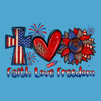 Faith Love Freedom Premium Hoodie | Teevron