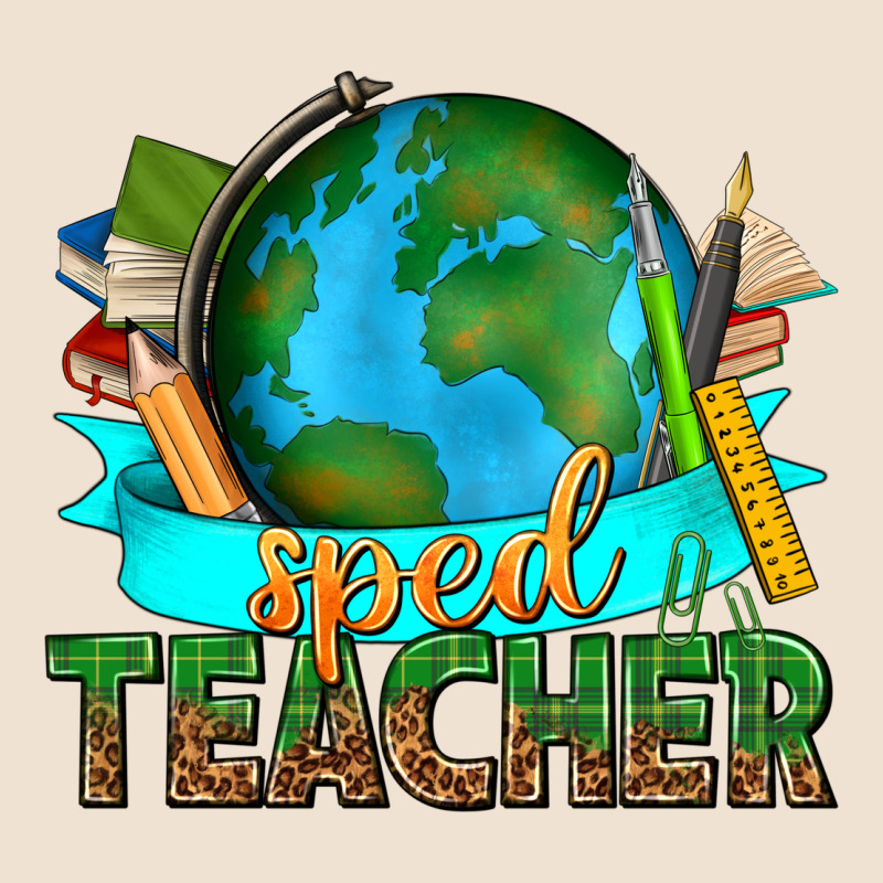 Sped Teacher With Earth Globe Urban Hoodie by texasbilliewilder | Teevron