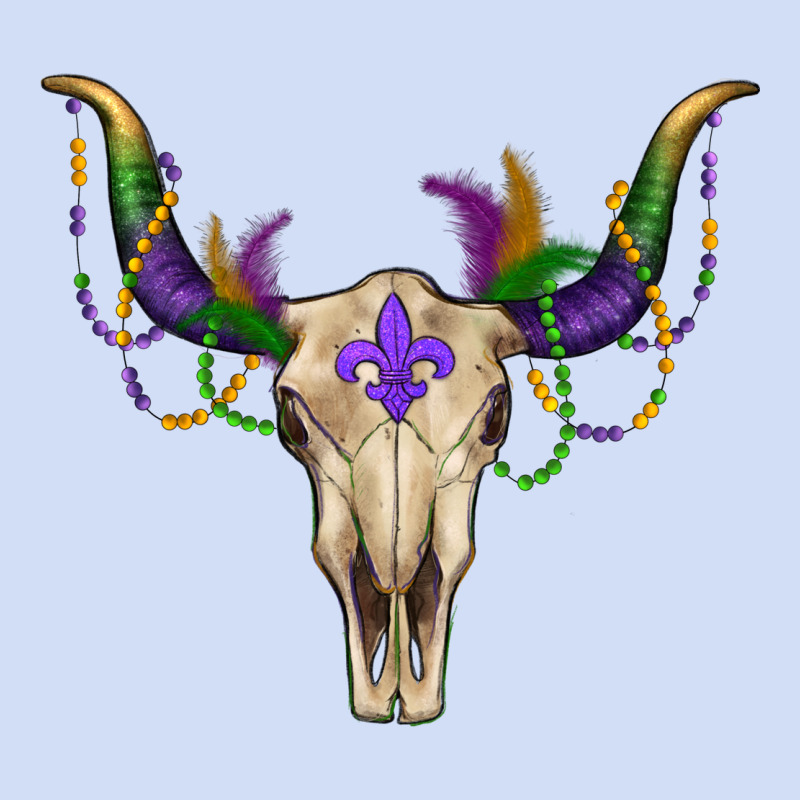 Mardi Gras Bullskull Urban Hoodie by RanaPortraitStore | Teevron
