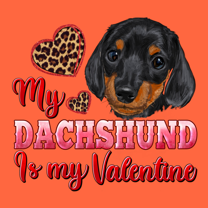 My Dachshund Is My Valentine Premium Hoodie by RanaPortraitStore | Teevron