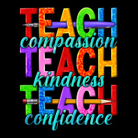 Teach Compassion Teach Kindness Teach Confidence Urban Hoodie | Teevron