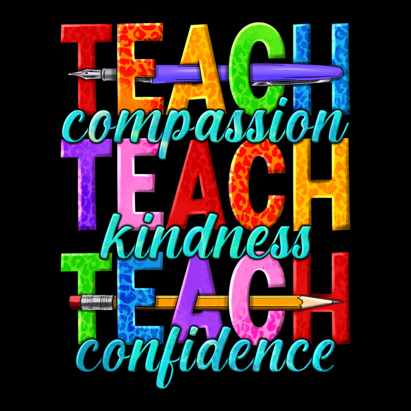Teach Compassion Teach Kindness Teach Confidence Urban Hoodie by texasbilliewilder | Teevron