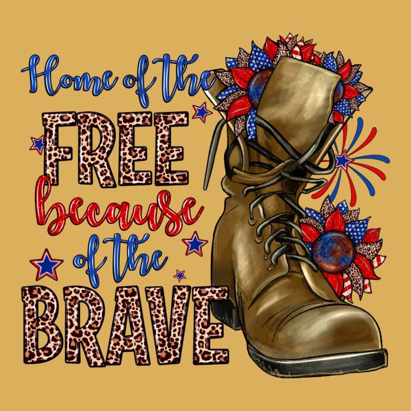 Home Of The Free Because Of The Brave Premium Hoodie by Zillion Design Studio | Teevron