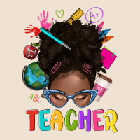 Teacher Afro Messy Bun Urban Hoodie | Teevron