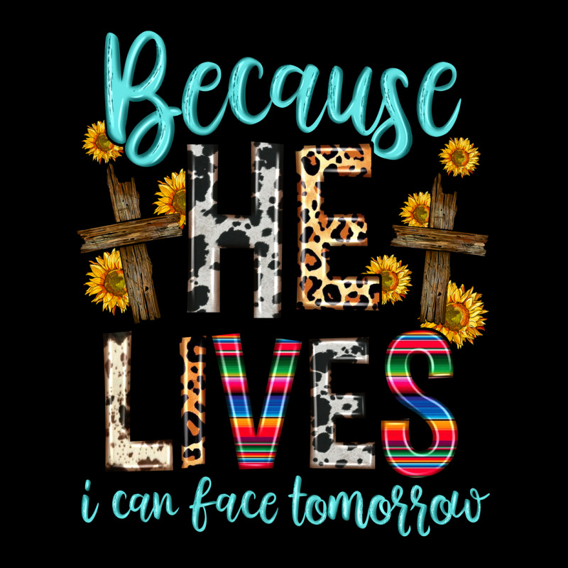 Because He Lives I Can Face Tomorrow Urban Hoodie by Zillion Design Studio | Teevron