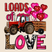 Valentine's Day Loads Of Love Tractor With Pin Heart Balloons Urban Hoodie | Teevron