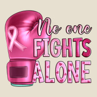 Breast Cancer No One Fights Alone Boxing Urban Heavy Tee | Teevron