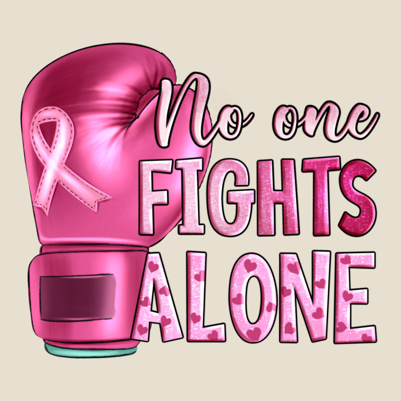 Breast Cancer No One Fights Alone Boxing Urban Heavy Tee by Artiststas | Teevron