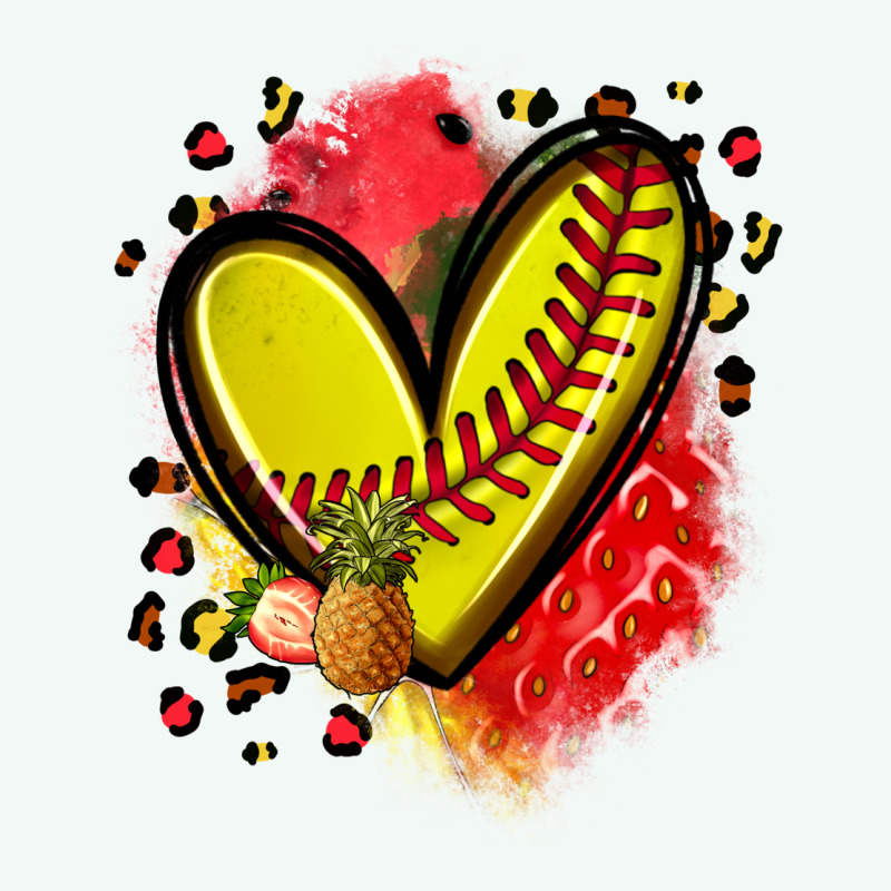 Fruits And Softball Heart Premium Hoodie by Zillion Design Studio | Teevron