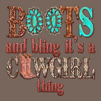 Boots And Bling Its A Cowgirl Thing Premium Hoodie | Teevron