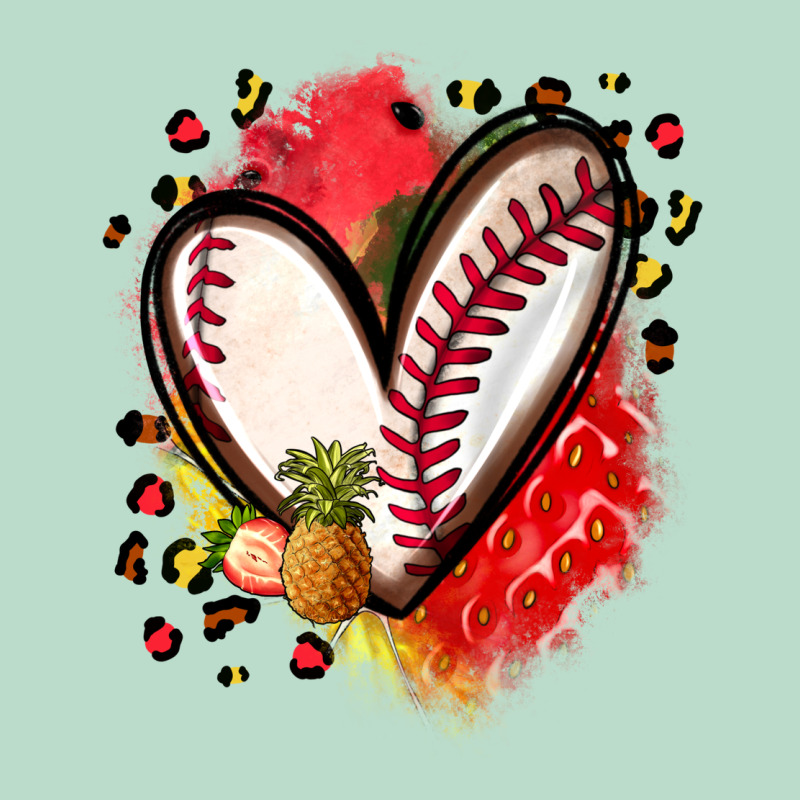 Fruits And Baseball Heart Premium Hoodie by Zillion Design Studio | Teevron