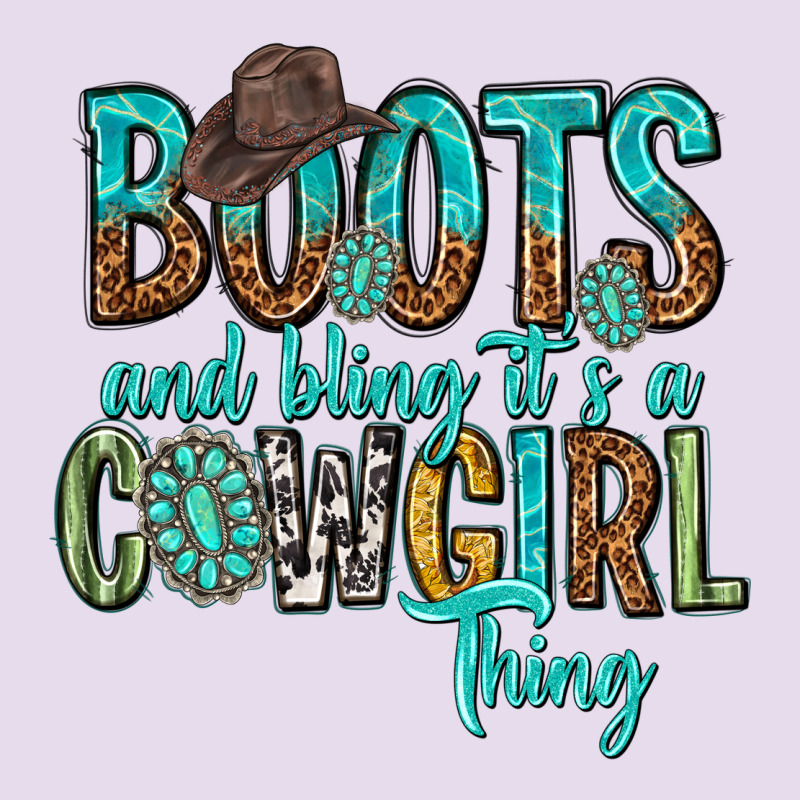 Boots And Bling Its A Cowgirl Thing Premium Hoodie by texasbilliewilder | Teevron