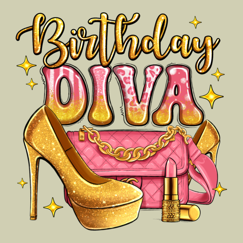 Birthday Diva Pink And Gold Glitter Heavy Core Tee by LillyAllenDesigns | Teevron