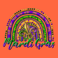Mardi Gras Rainbow And Fleur De Lis Premium Hoodie | Teevron